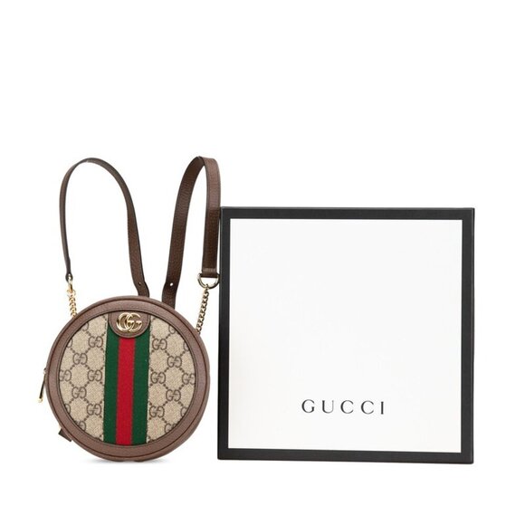 GUCCI Brown Leather Backpack main image 8